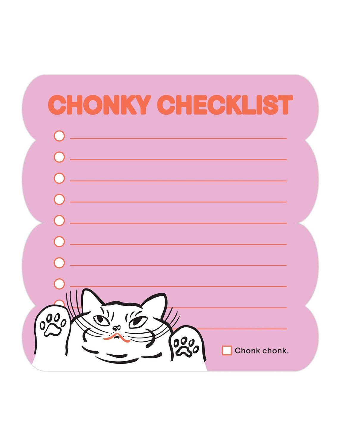 Chonky Checklist Notepad