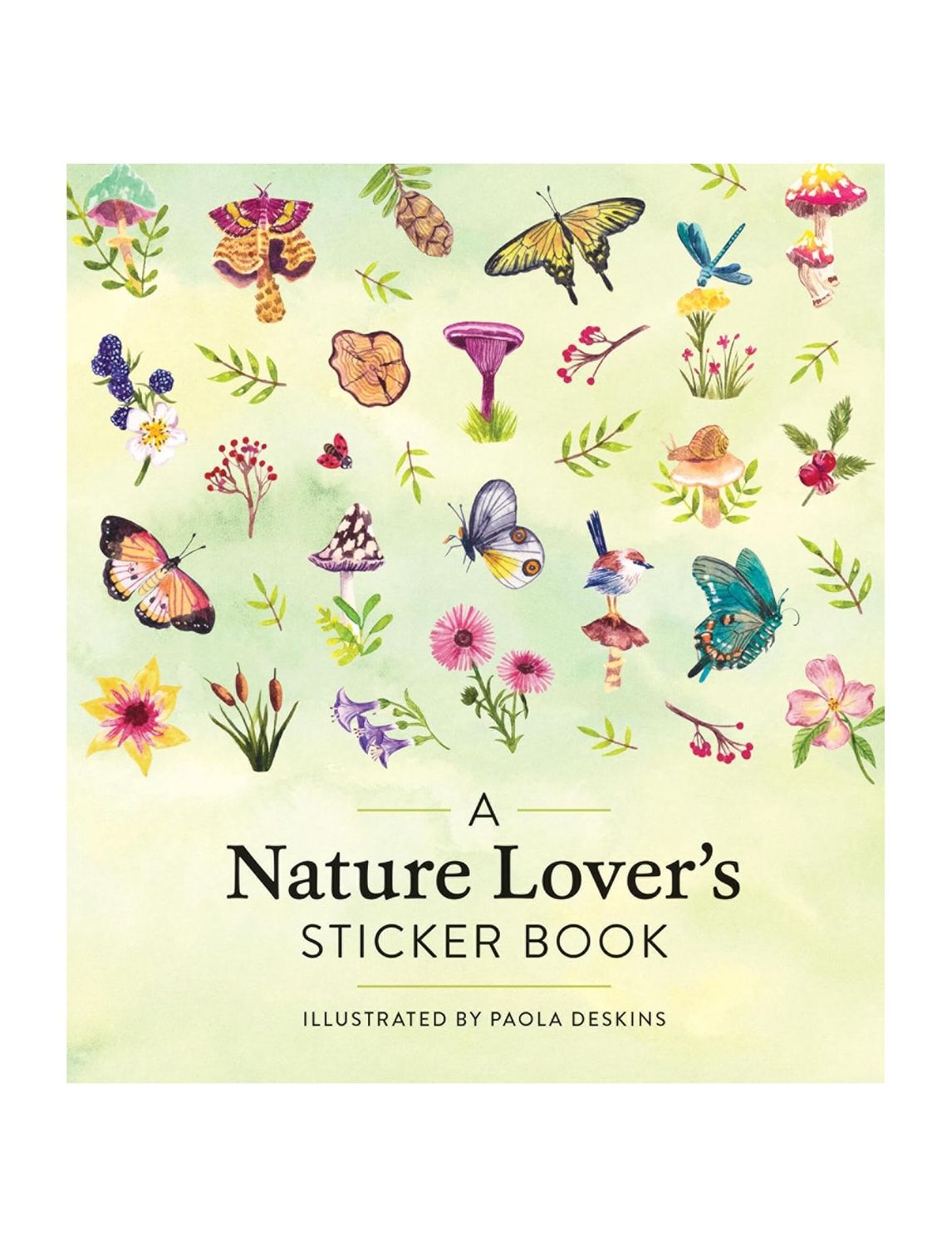 A Nature Lovers Sticker Hardcover Book