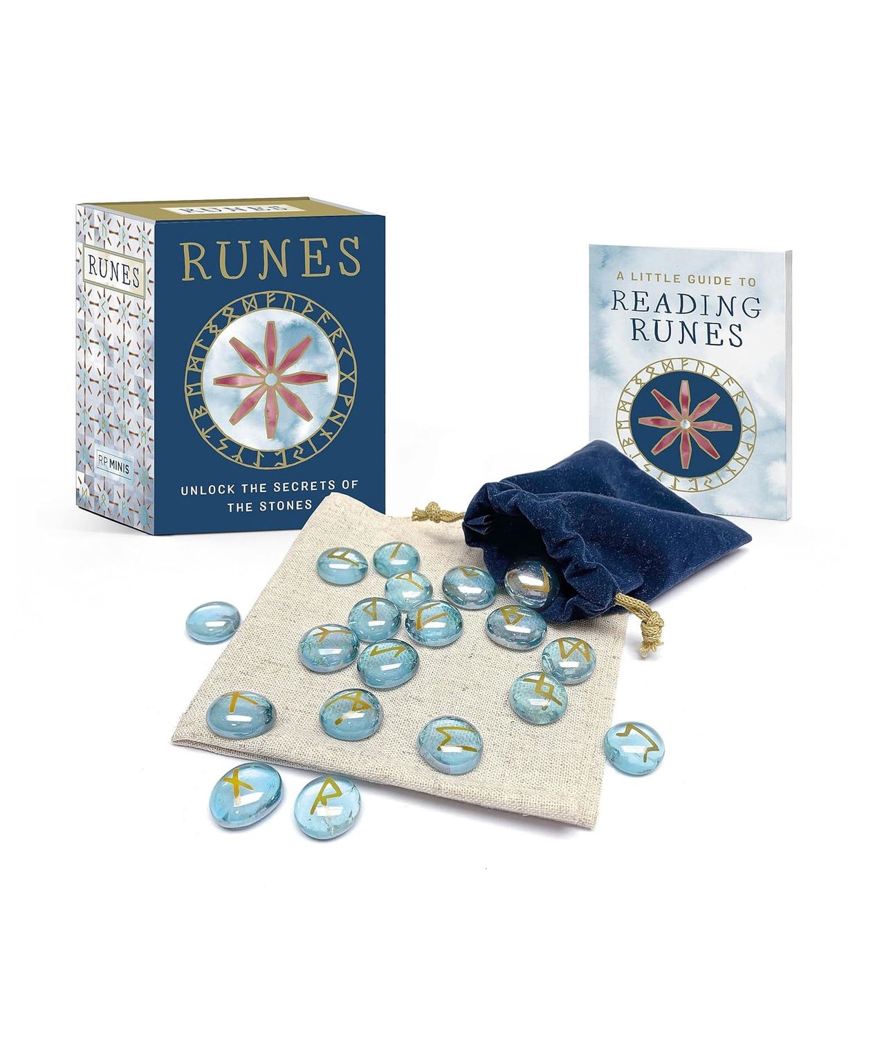 Glass Runes Runestone Set