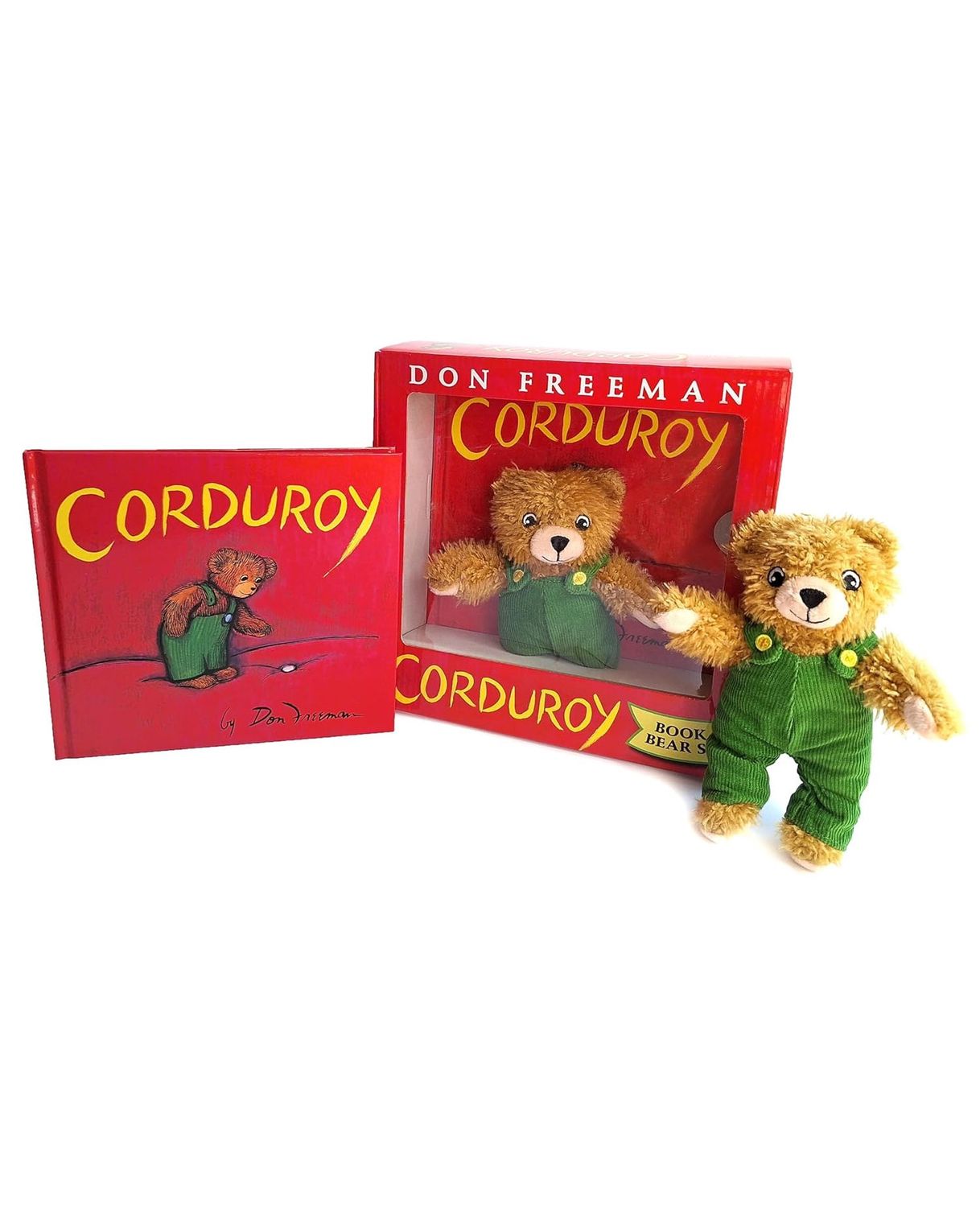 Corduroy Book And Stuffed Bear Set
