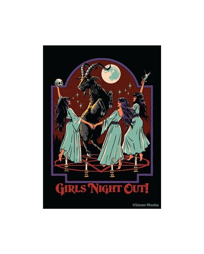 Girls Night Out Steven Rhodes Magnet