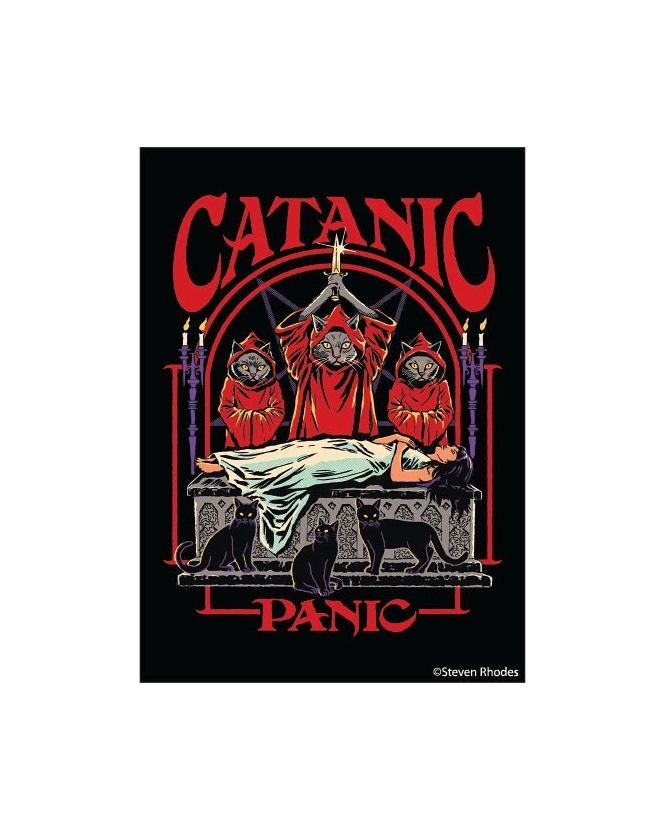 Catanic Panic Steven Rhodes Magnet