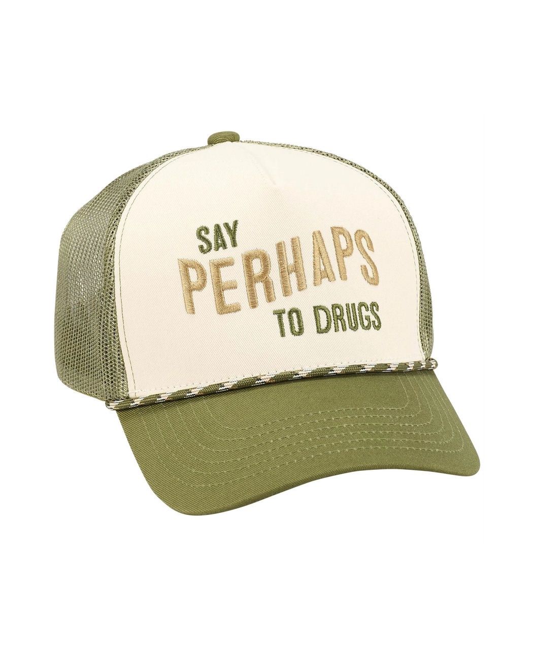 Say Perhaps To Drugs Trucker Hat