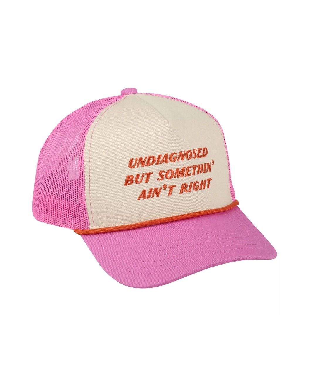Undiagnosed But Somethin' Ain't Right Trucker Hat