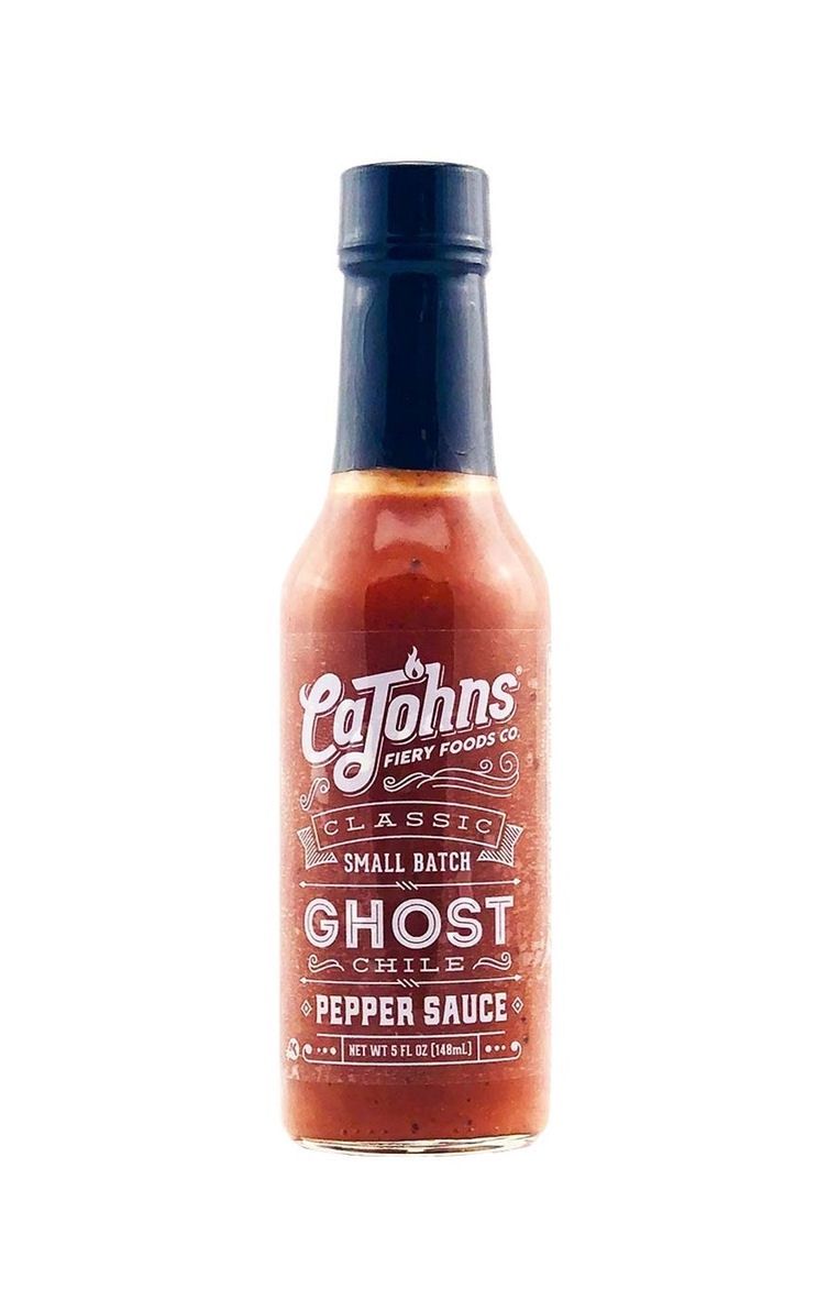 CaJohns Classic Ghost Chile Pepper Sauce