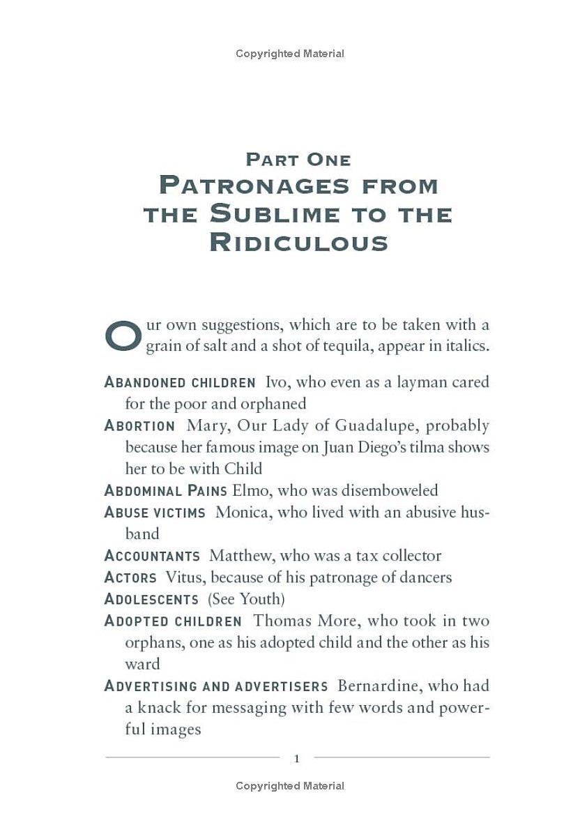 Drinking With Your Patron Saints Hardcover Book