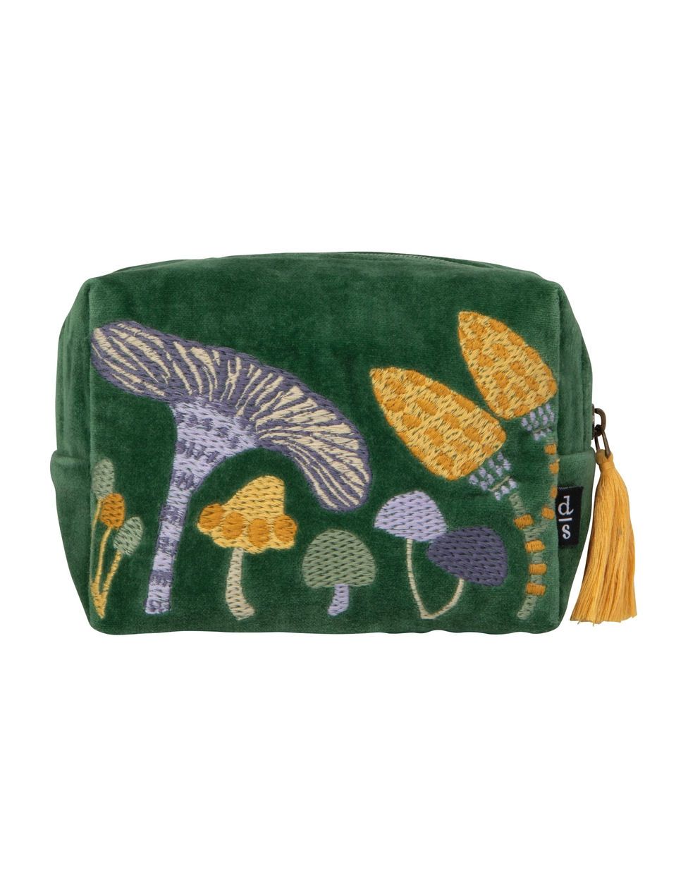 Embroidered Wildgrove Zipper Pouch
