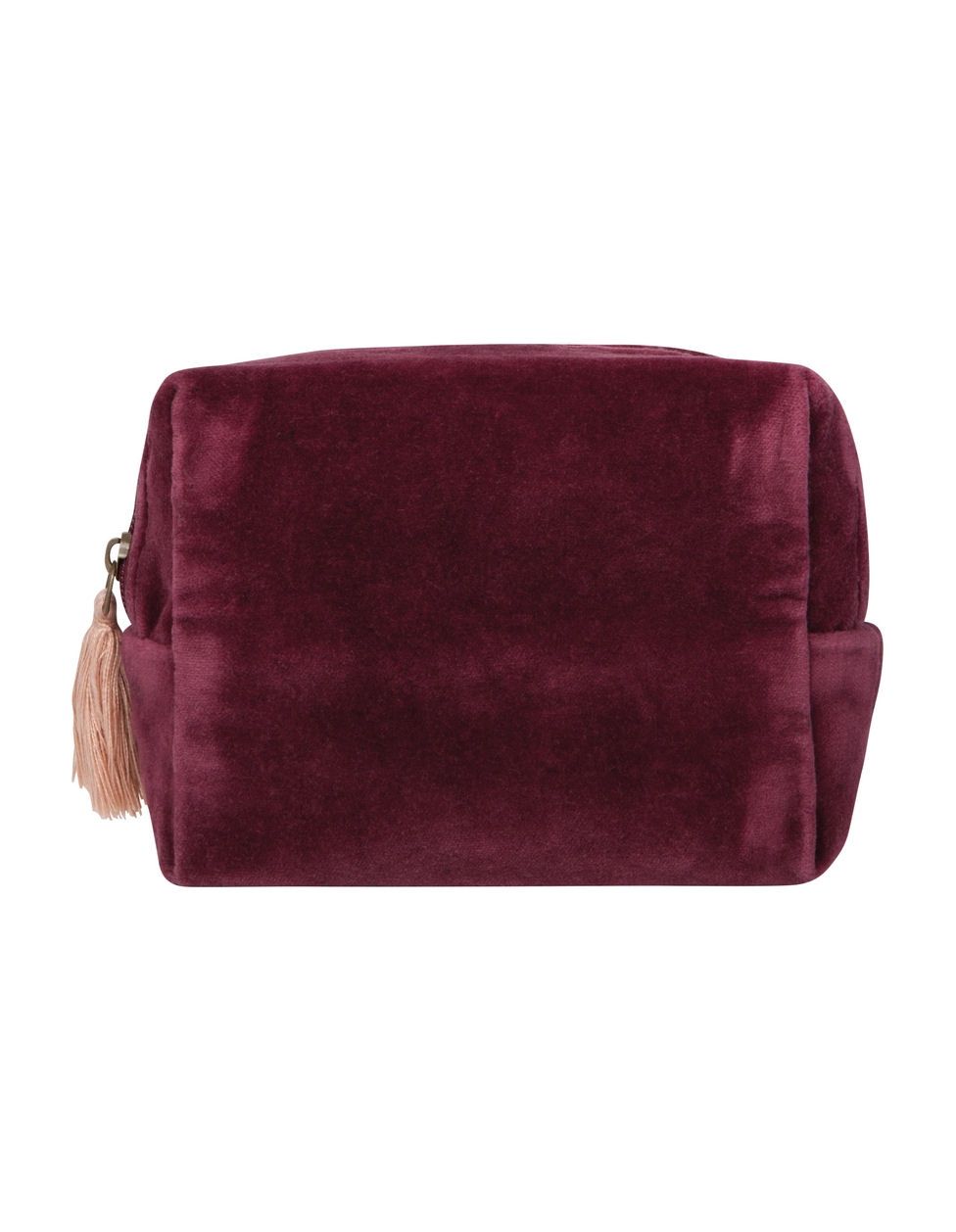 Embroidered Plume Zipper Pouch