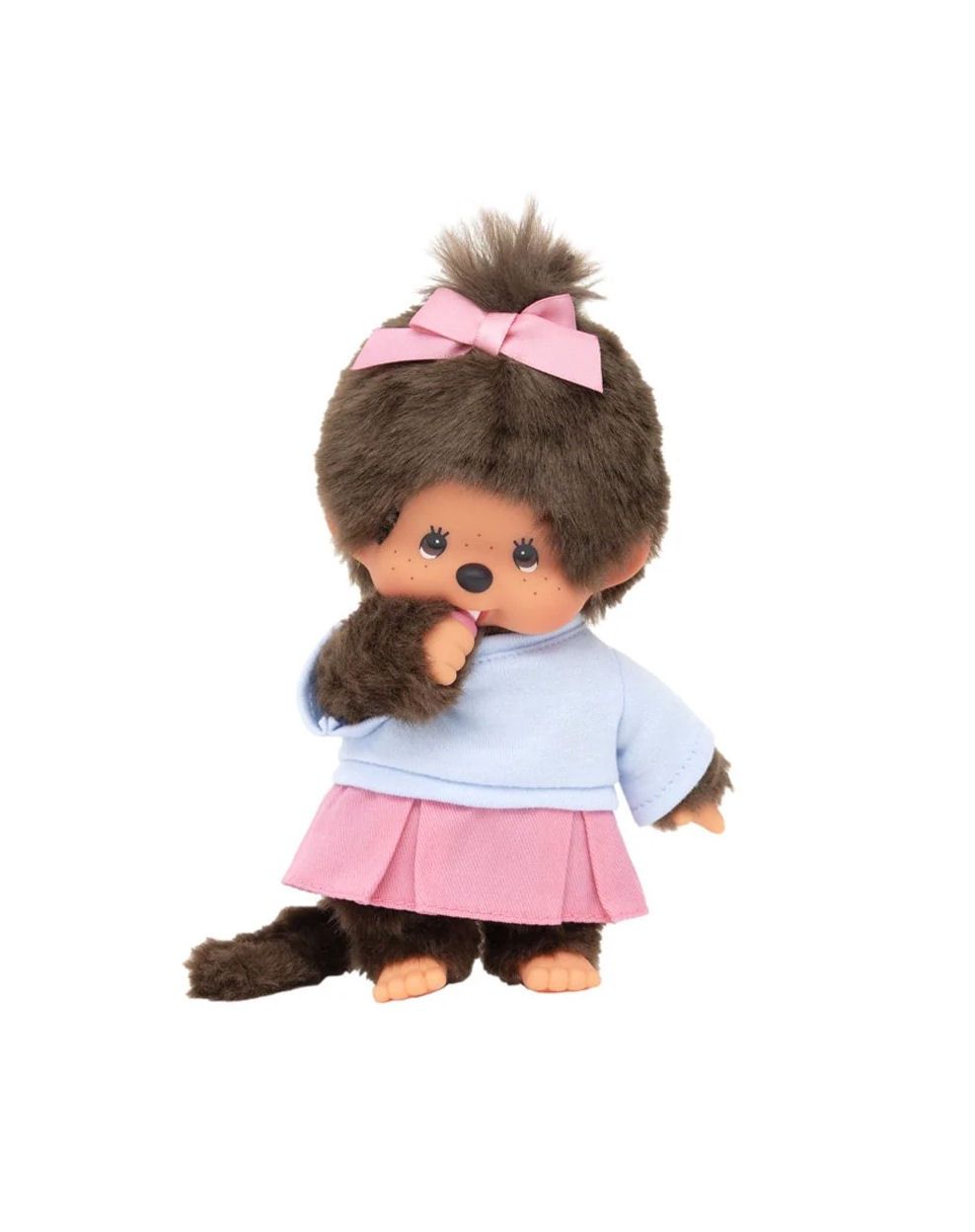 Monchhichi Pink Skirt Girl Plush