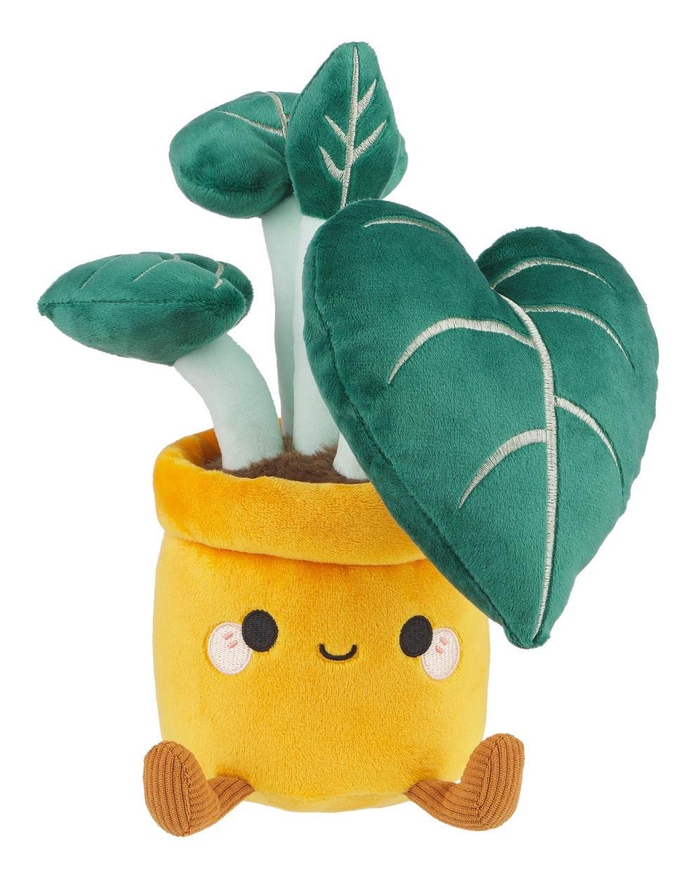 Honeymaru Alocasia Black Velvet Succulent Plush