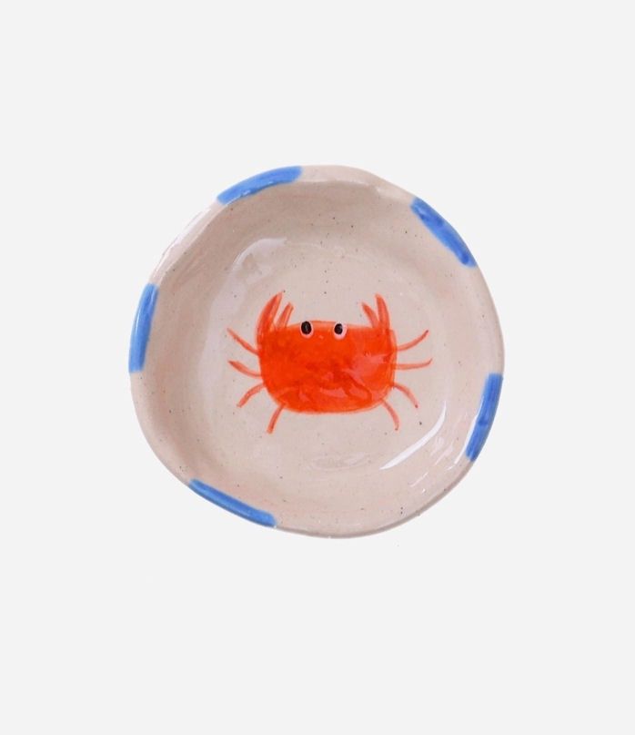 Small Crab Trinket Ceramic Tray Dish