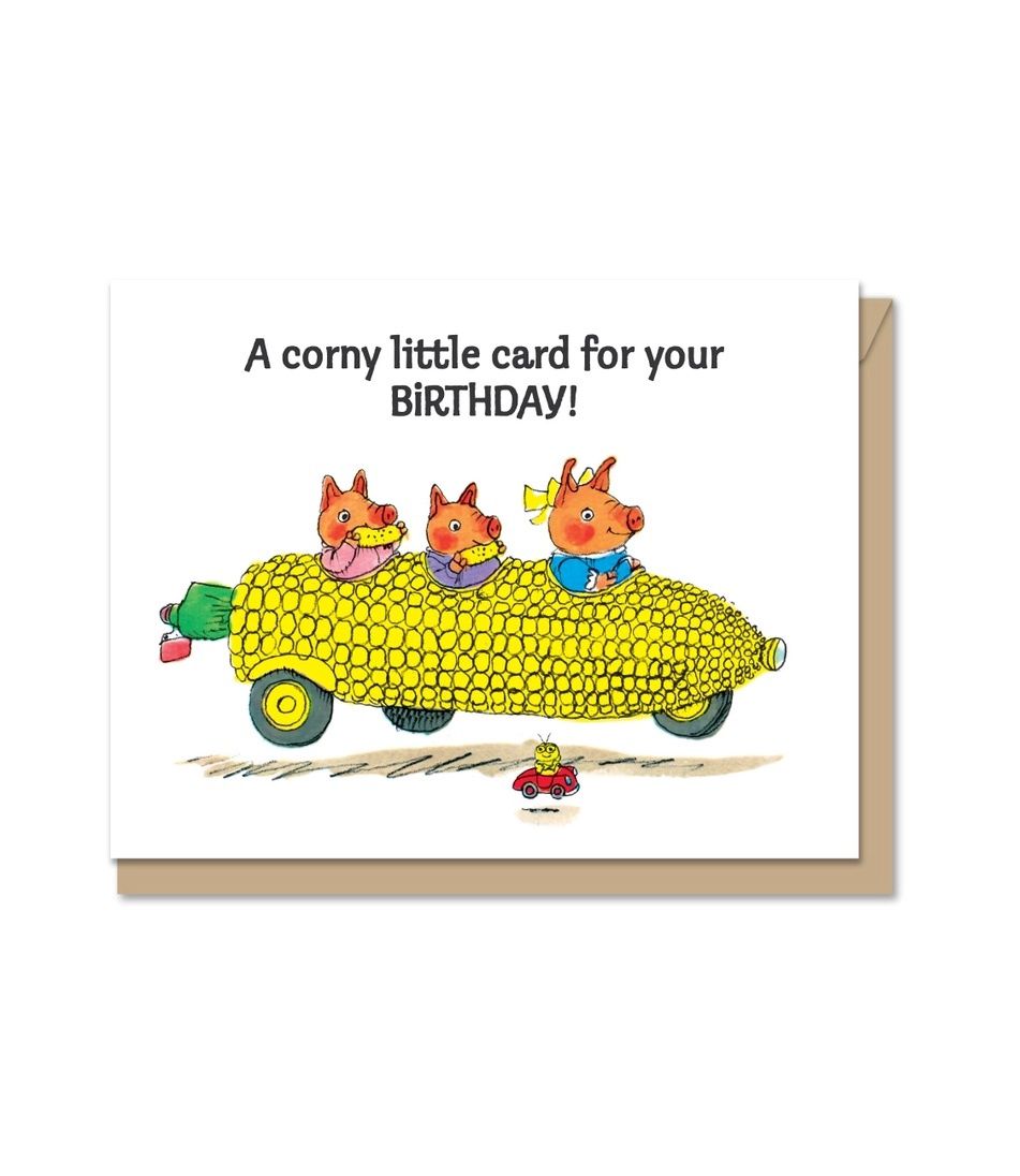 Richard Scarry's A Corny Birthday Card For You Mini Card