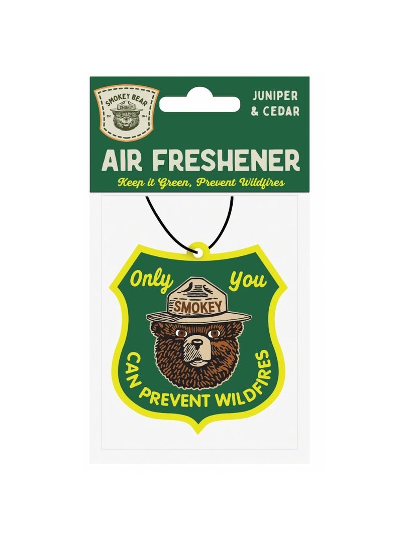 Smokey Bear Juniper And Cedar Air Freshener