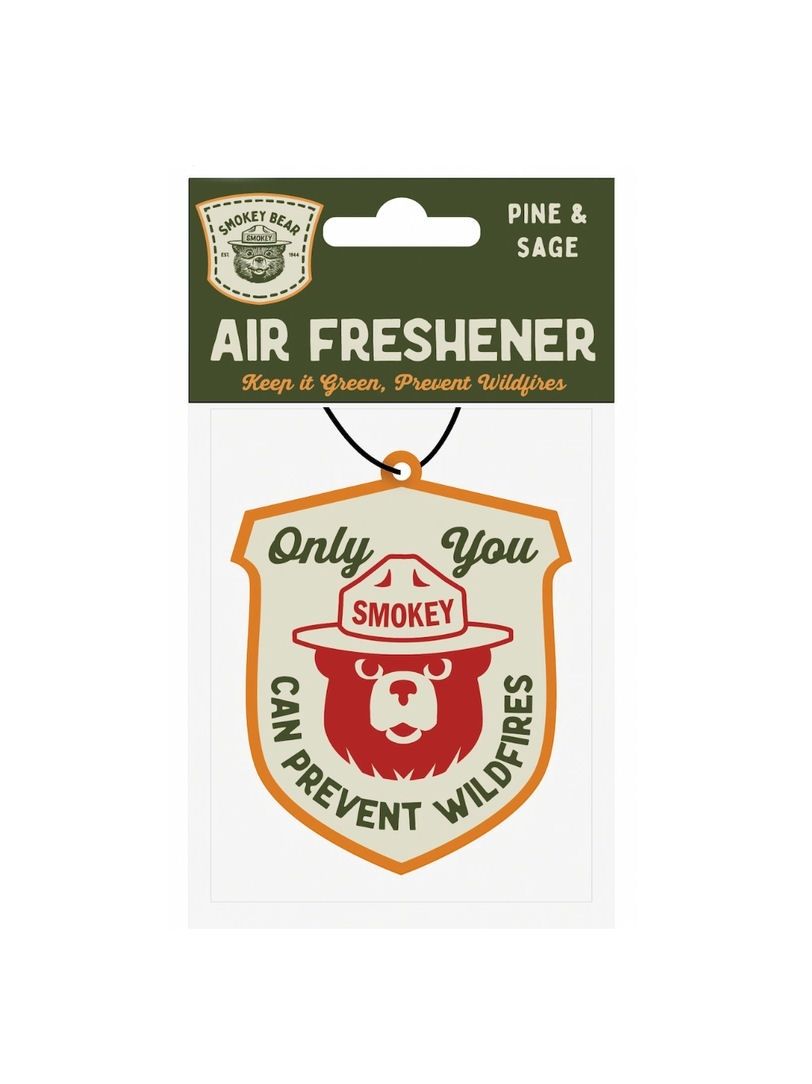 Smokey Bear Pine And Sage Air Freshener