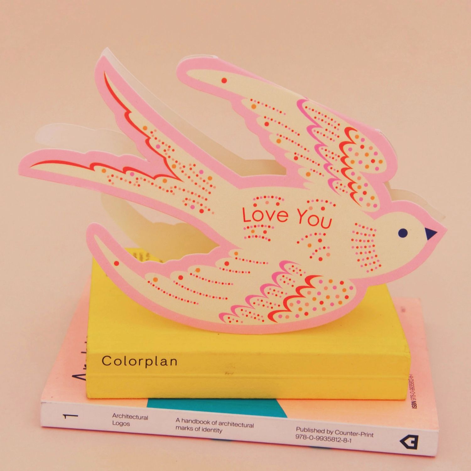 Love You Die Cut Valentine’s Card