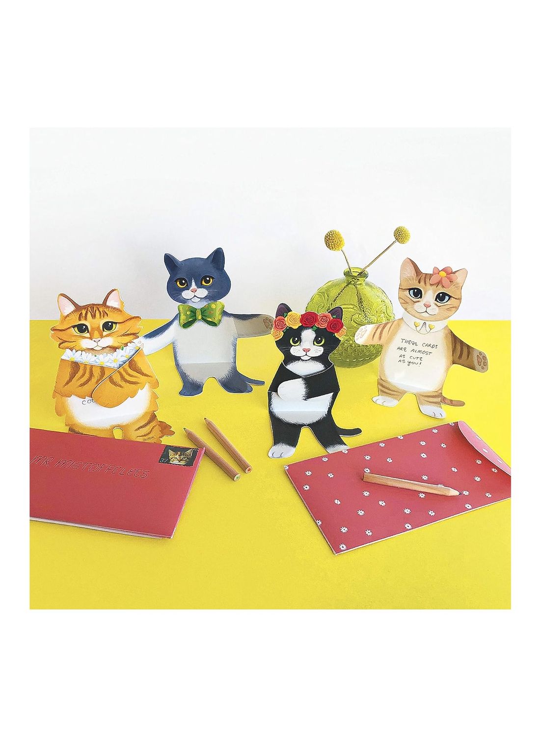 Kitten Cuddles Notecards And Envelopes Set