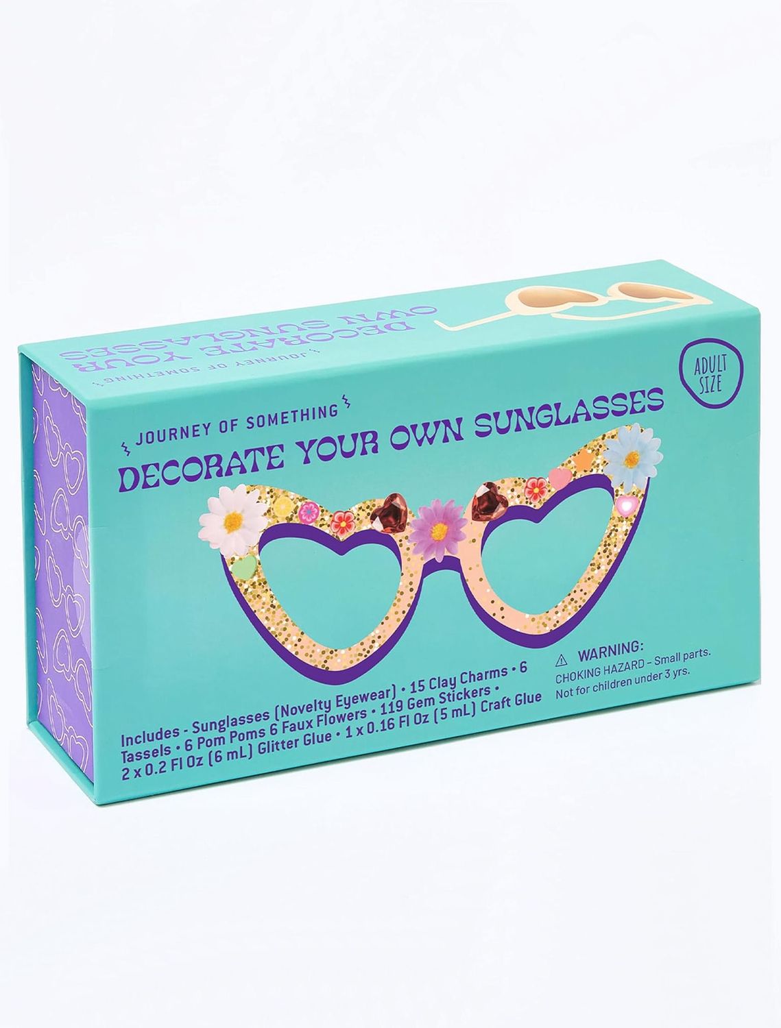 Decorate Your Own Heart Adult Sunglasses