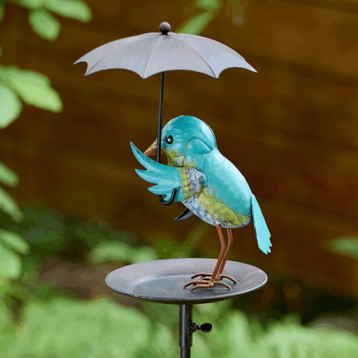 Rainy Day Blue Bird Feeder