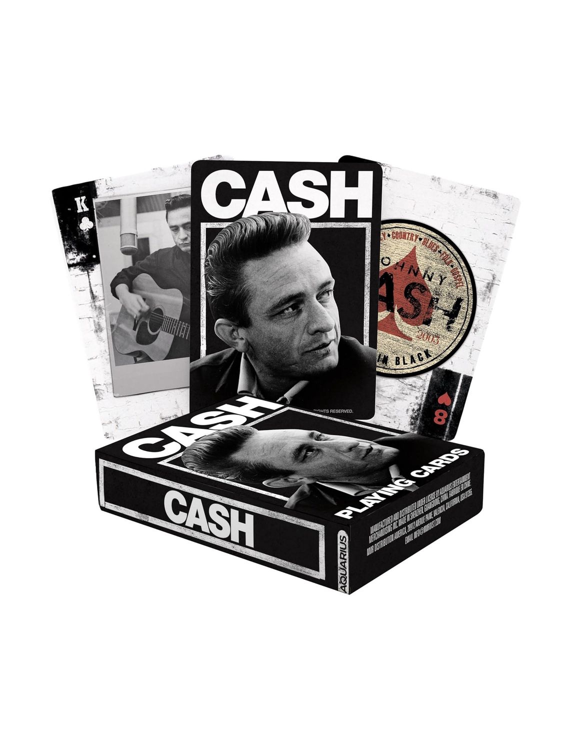 Johnny Cash Playing Cards