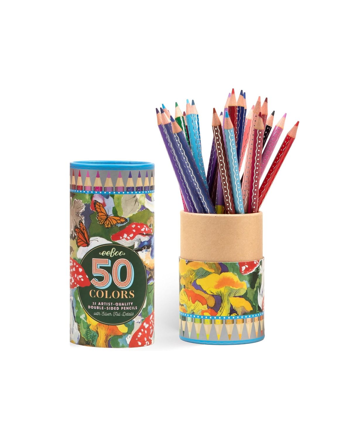 Mushroom Double Sided Colored Pencils