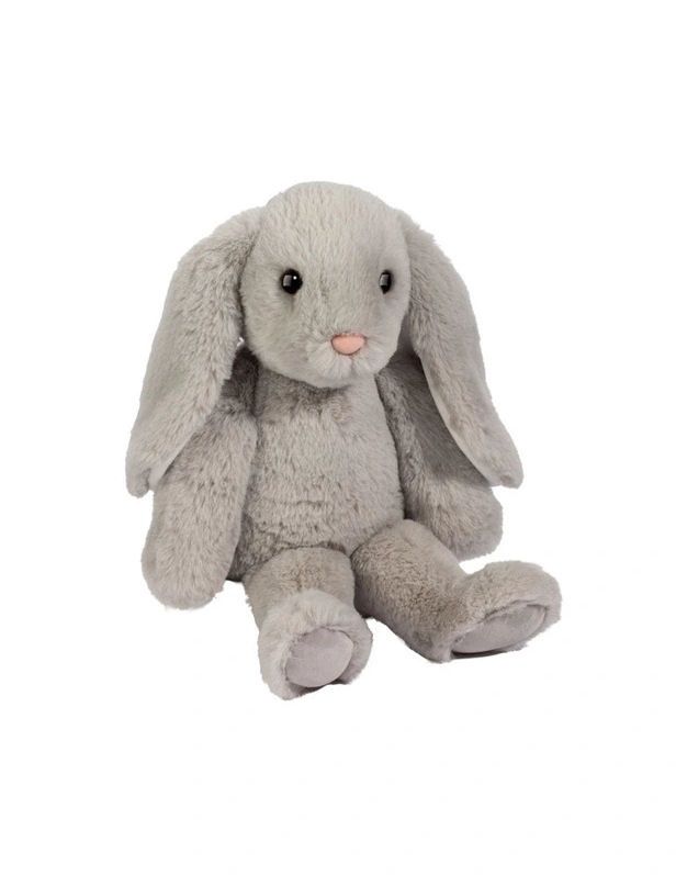 Beckham Grey Floppy Bunny Stuffed Animal
