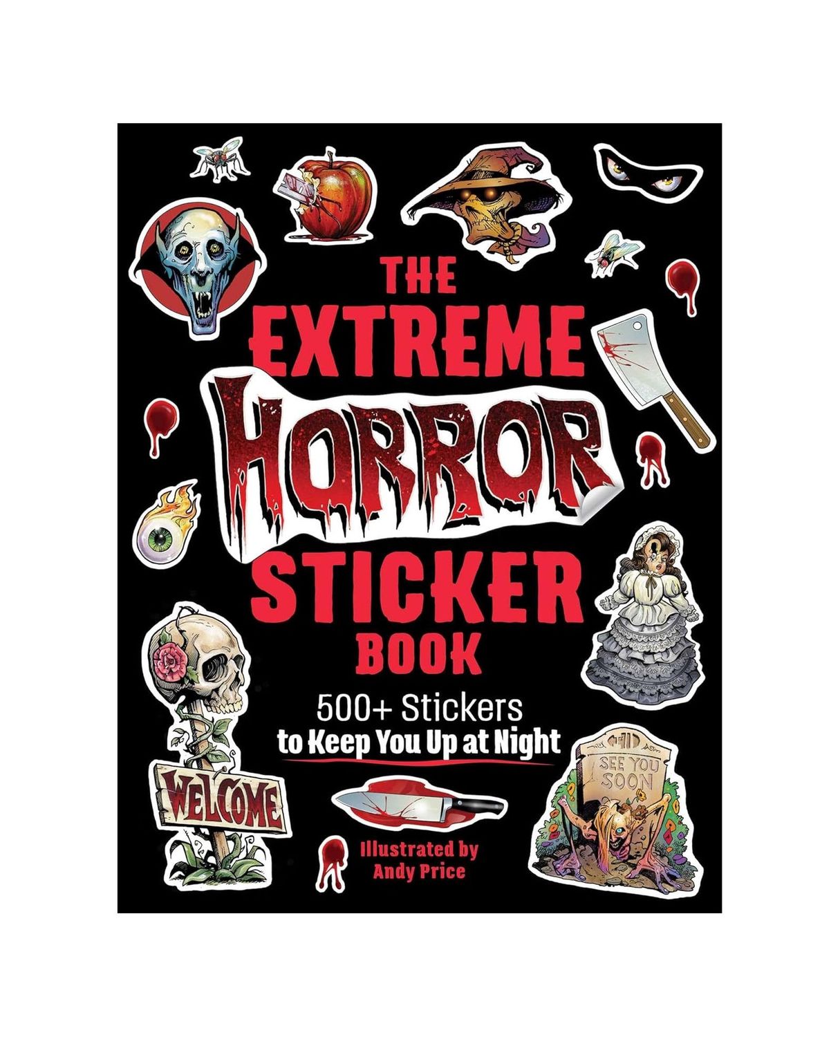 The Extreme Horror Sticker Paperback Book