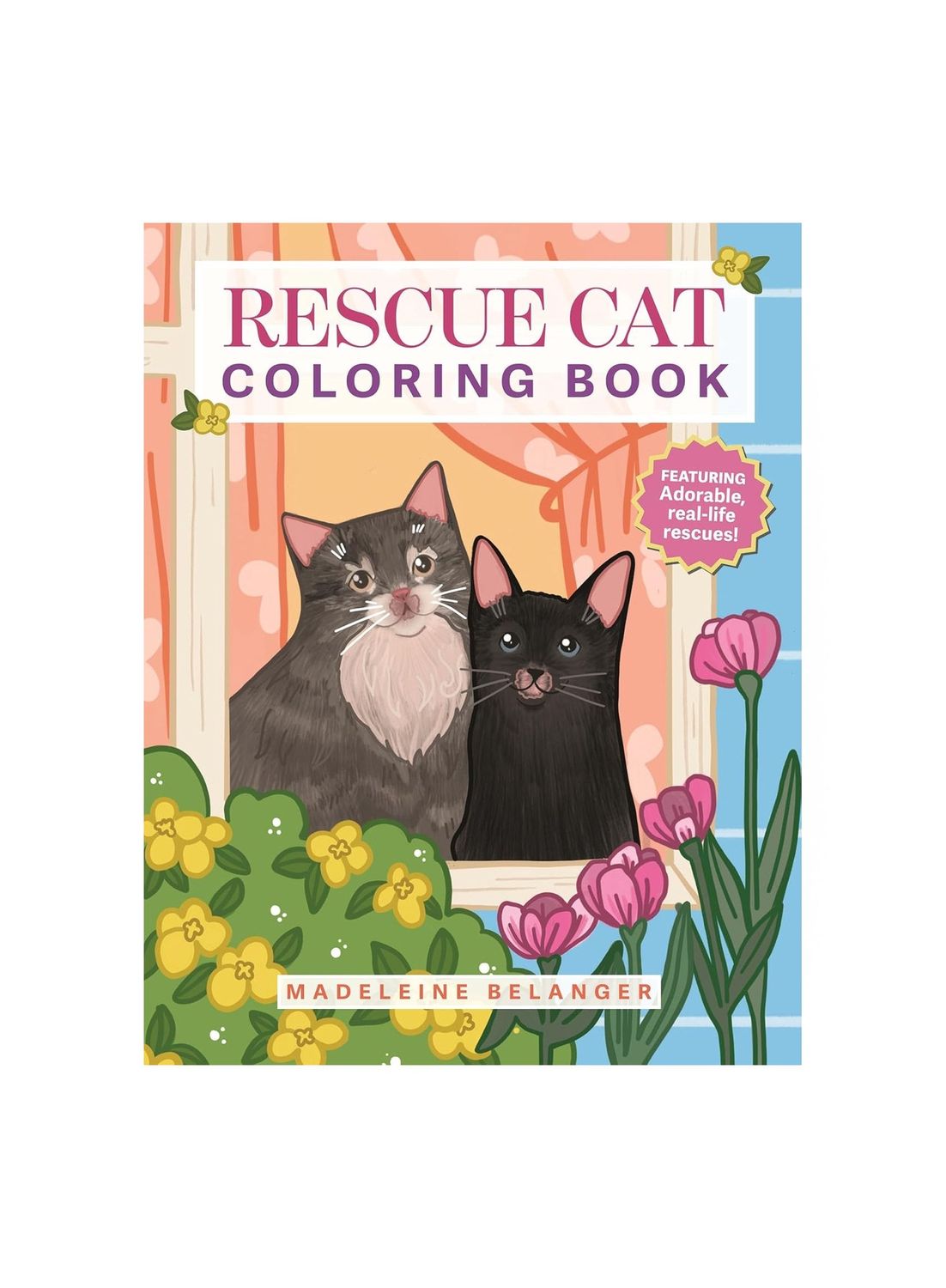 Rescue Cat Paperback Coloring Book