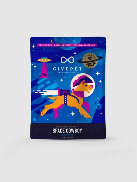 Space Cowboy Freeze Dried Dog Treats