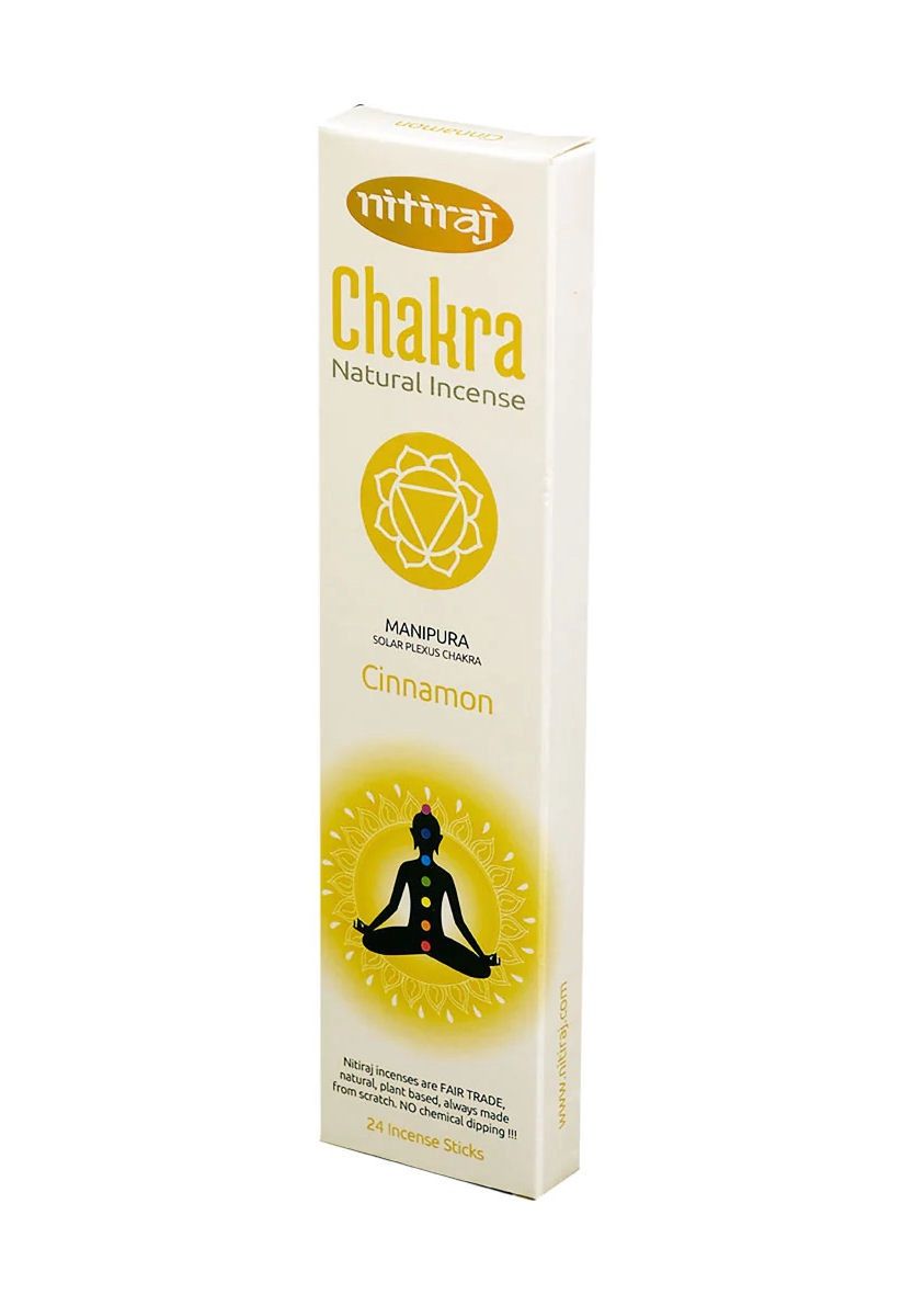 Nitiraj Chakra Cinnamon Solar Plexus Chakra Incense