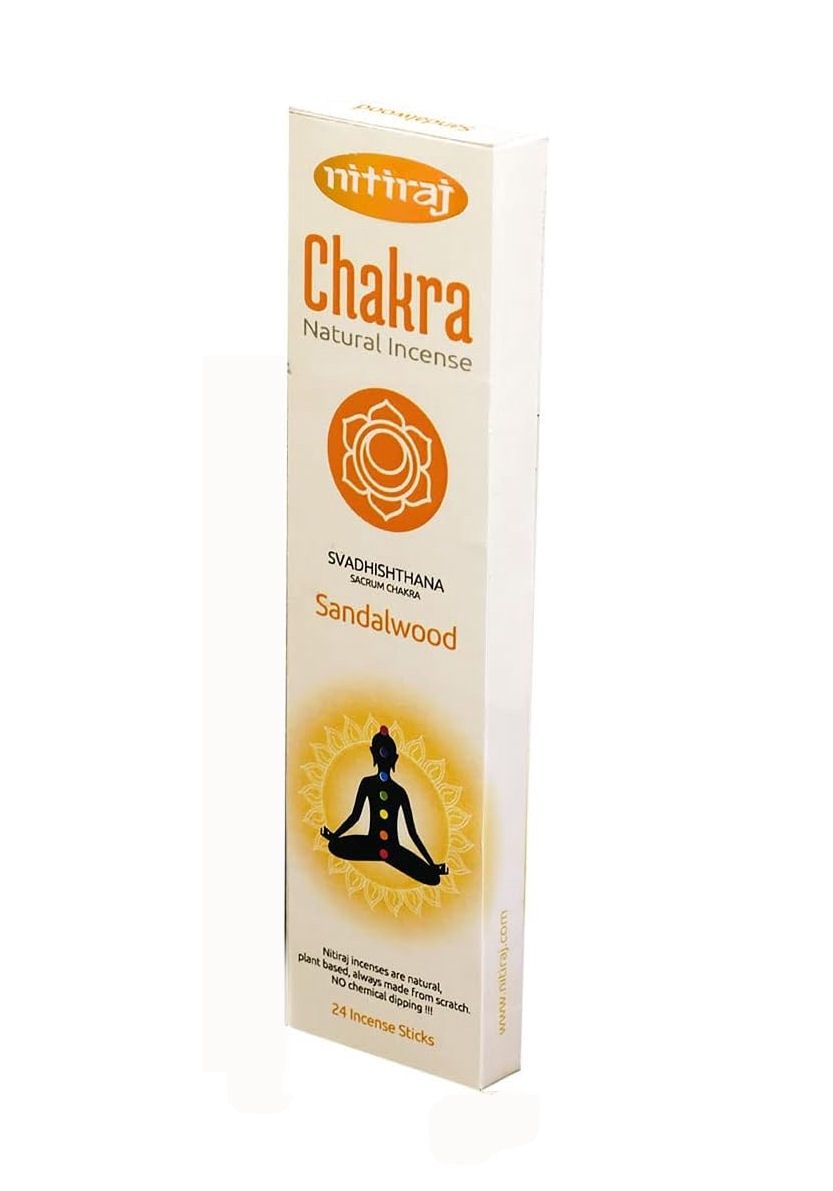 Nitiraj Chakra Sandalwood Sacrum Chakra Incense