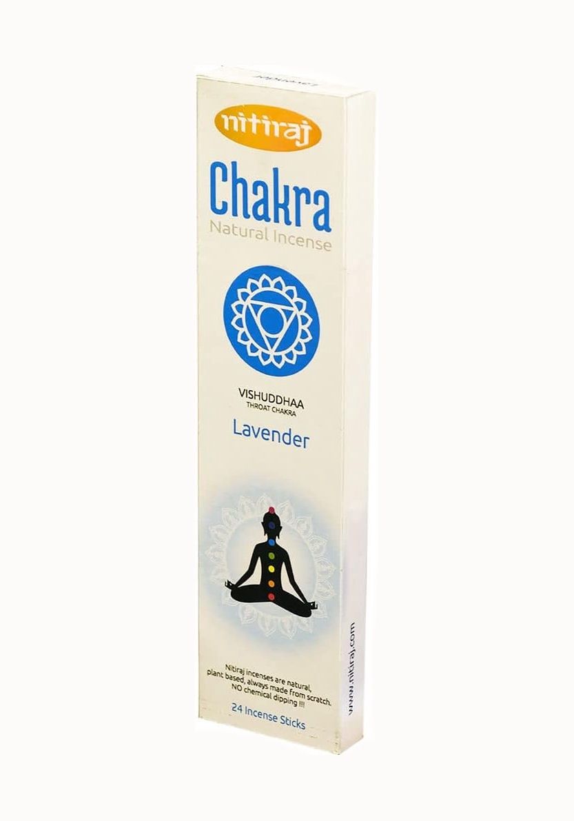 Nitiraj Chakra Lavender Throat Chakra Incense