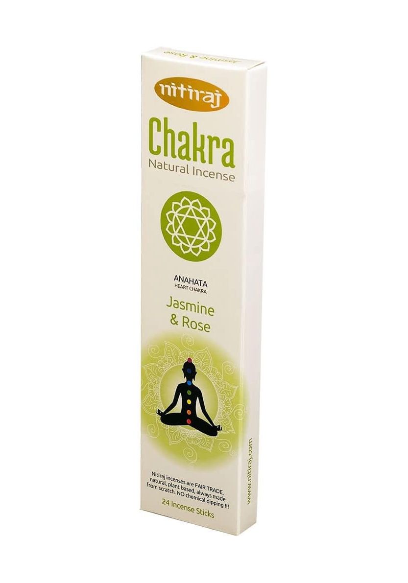 Nitiraj Chakra Jasmine And Rose Heart Chakra Incense