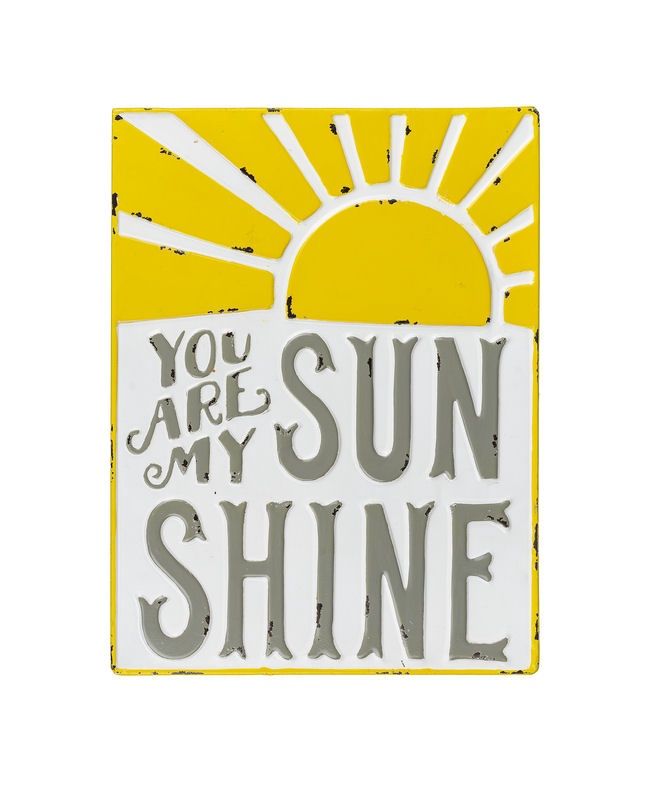 You Are My Sunshine Metal Sign