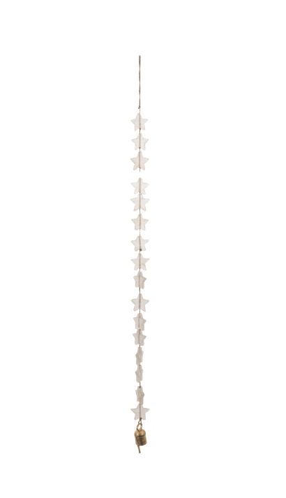 Star Glass Frosted Windchime