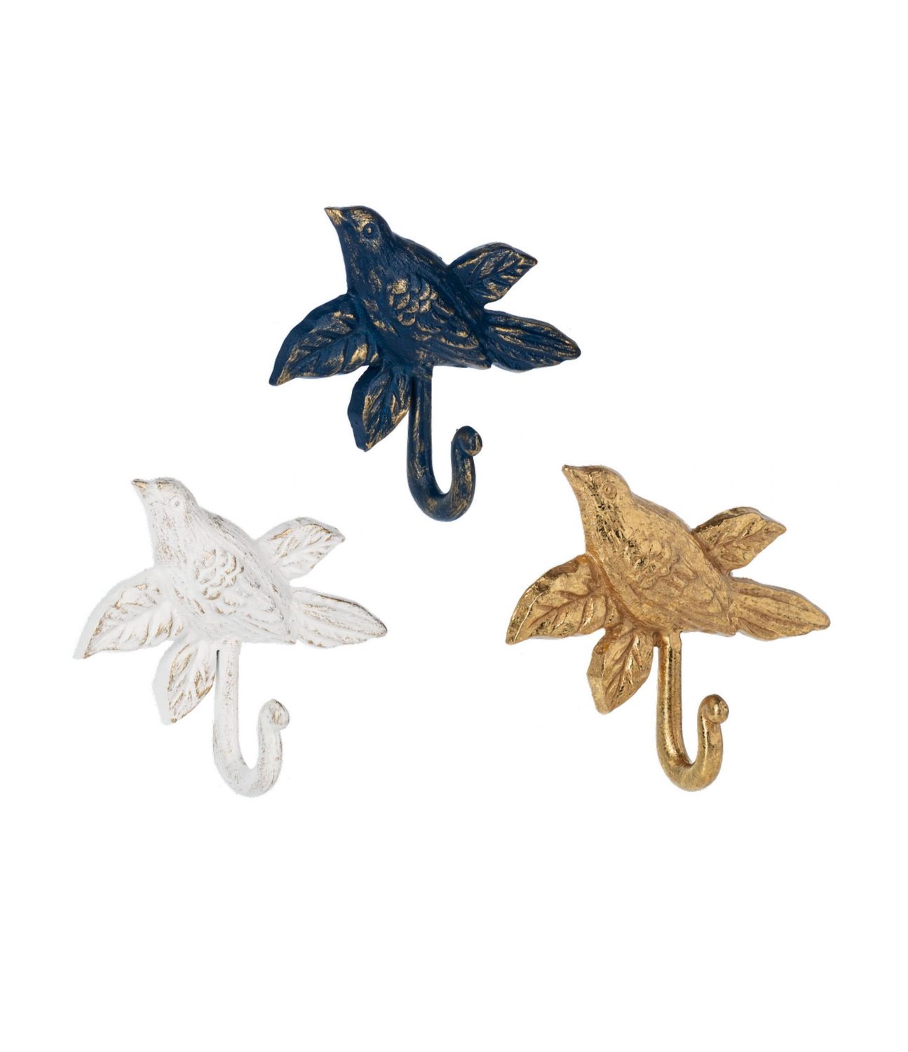 Bird On Branch Cast Iron Wall Hook