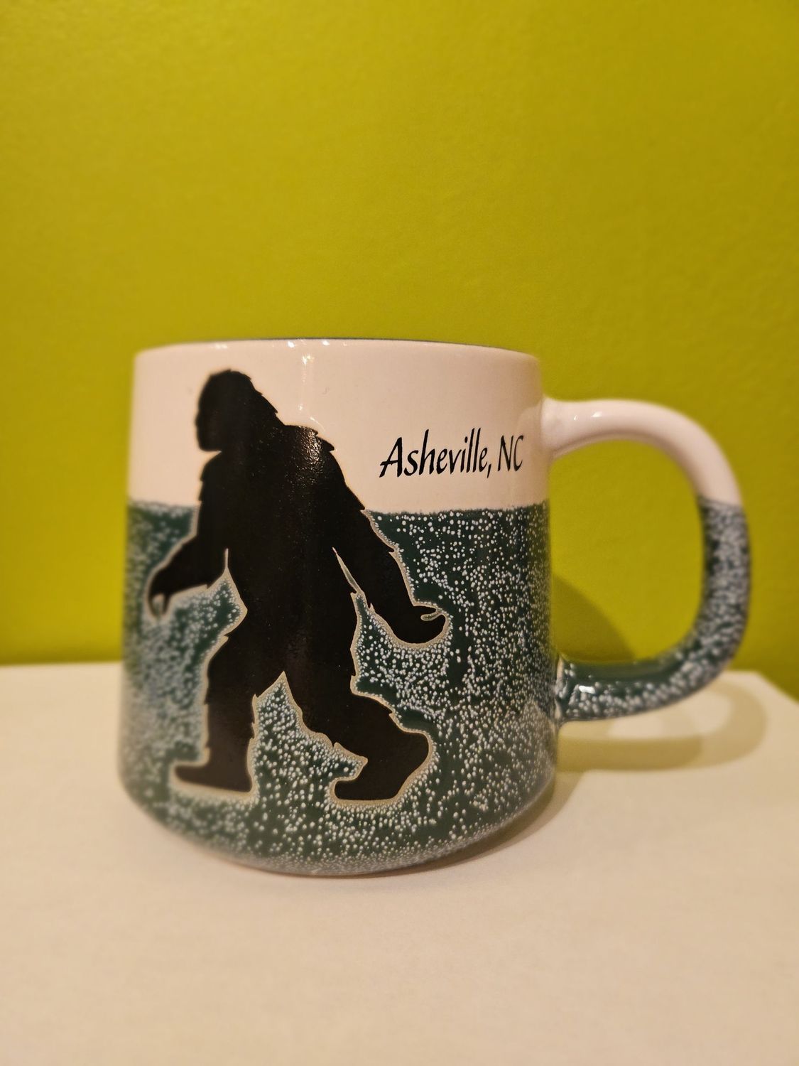 Artisan Green Asheville Bigfoot Mug