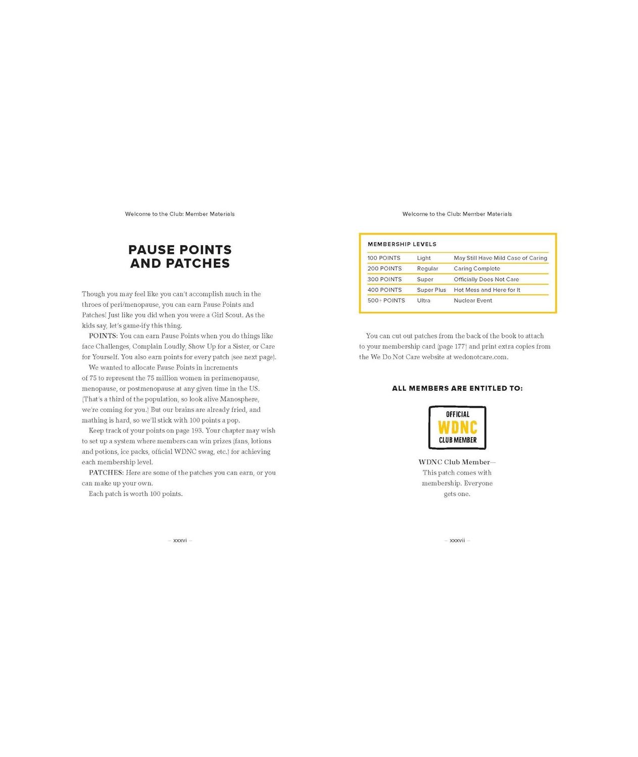 The Official We Do Not Care Handbook Hardcover Book