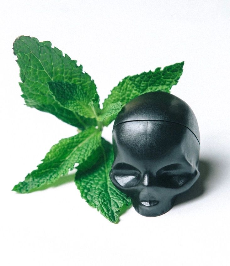 Black Skull Mint Lip Balm