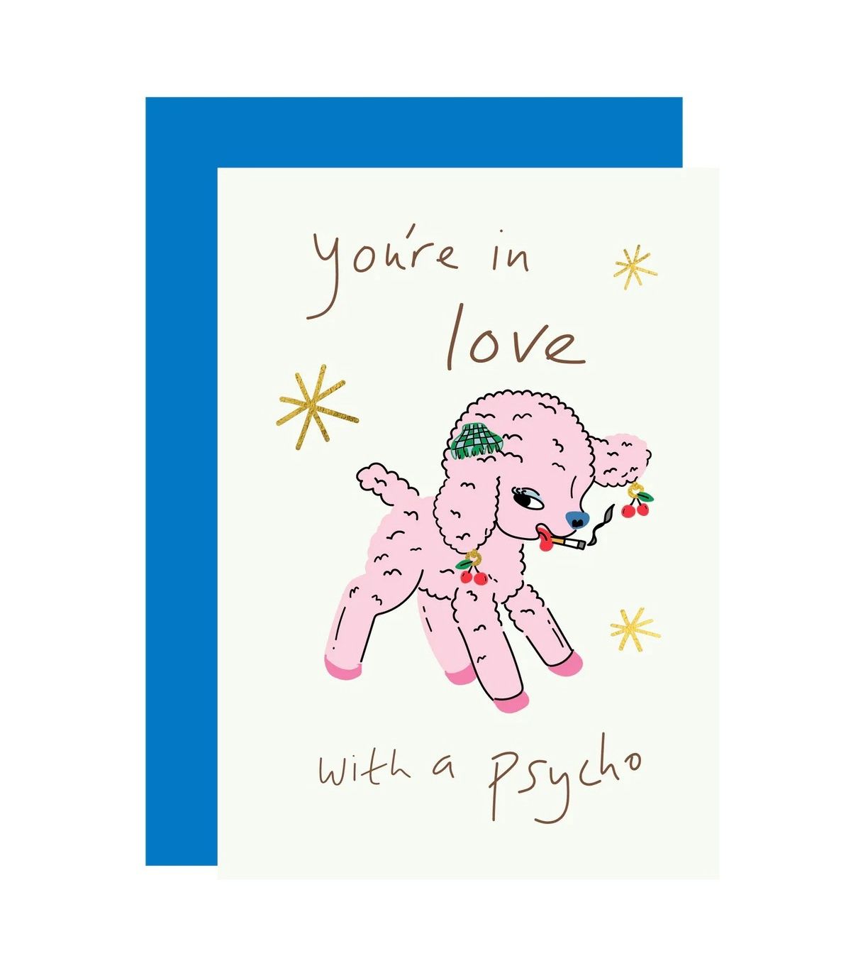 You're In Love With A Psycho Lamb Card