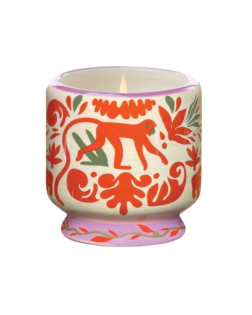 Coconut And Amber Monkey Soy Wax Candle