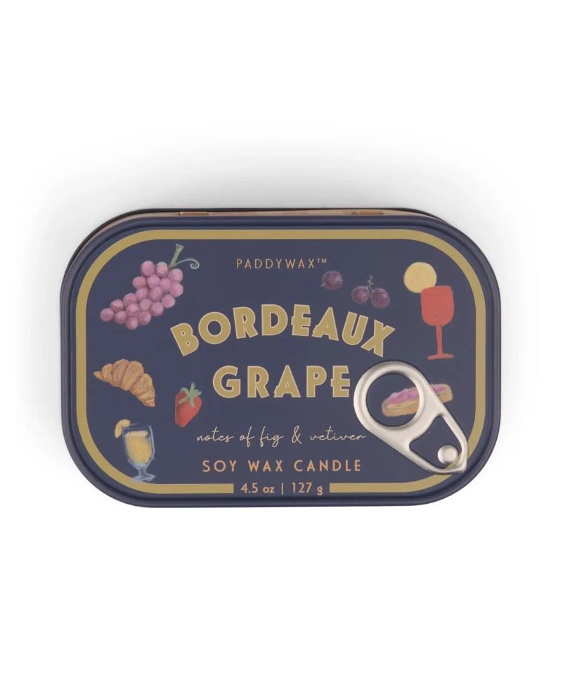 Bordeaux Grape Bistro Soy Wax Candle