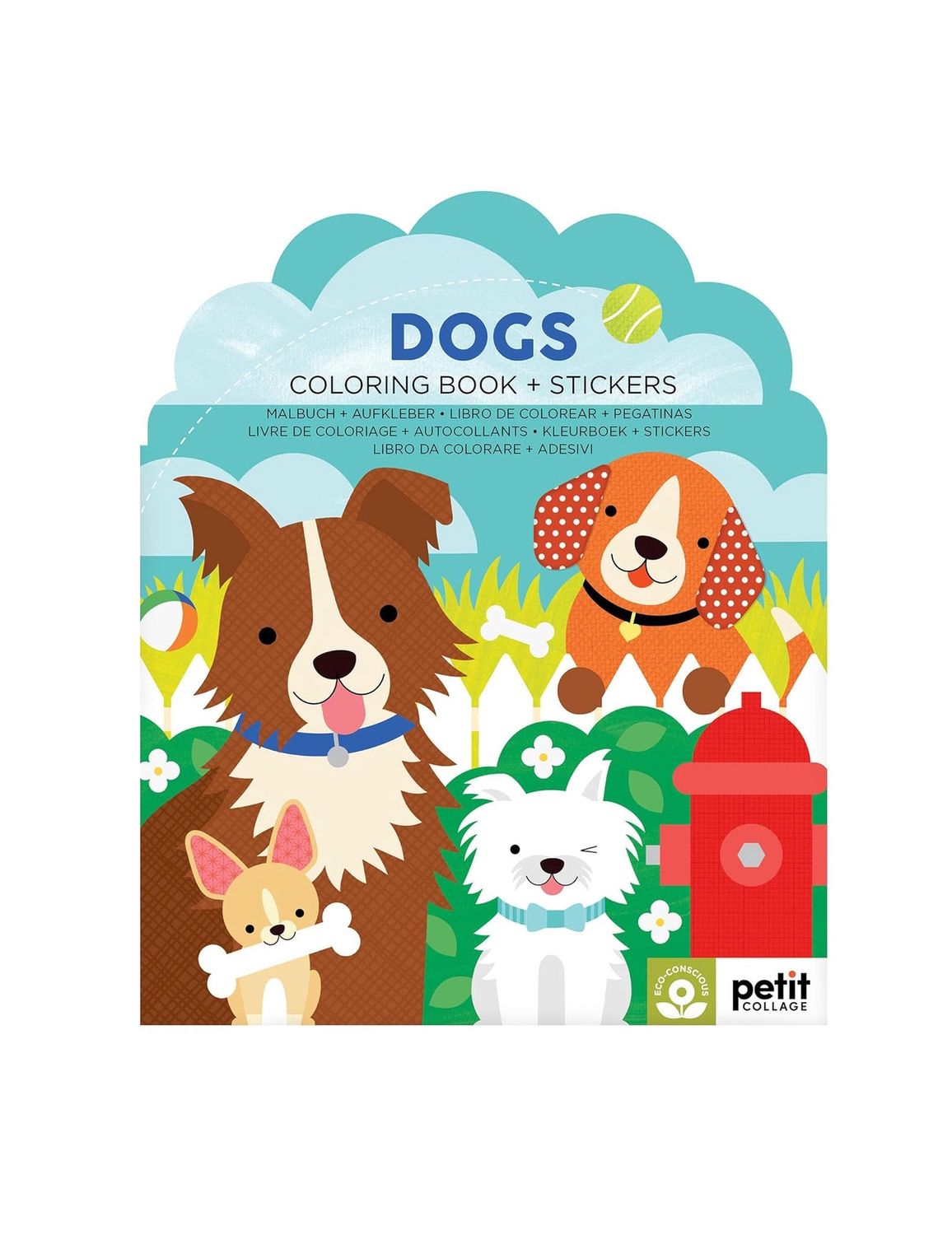 Dogs Coloring And Sticker Book