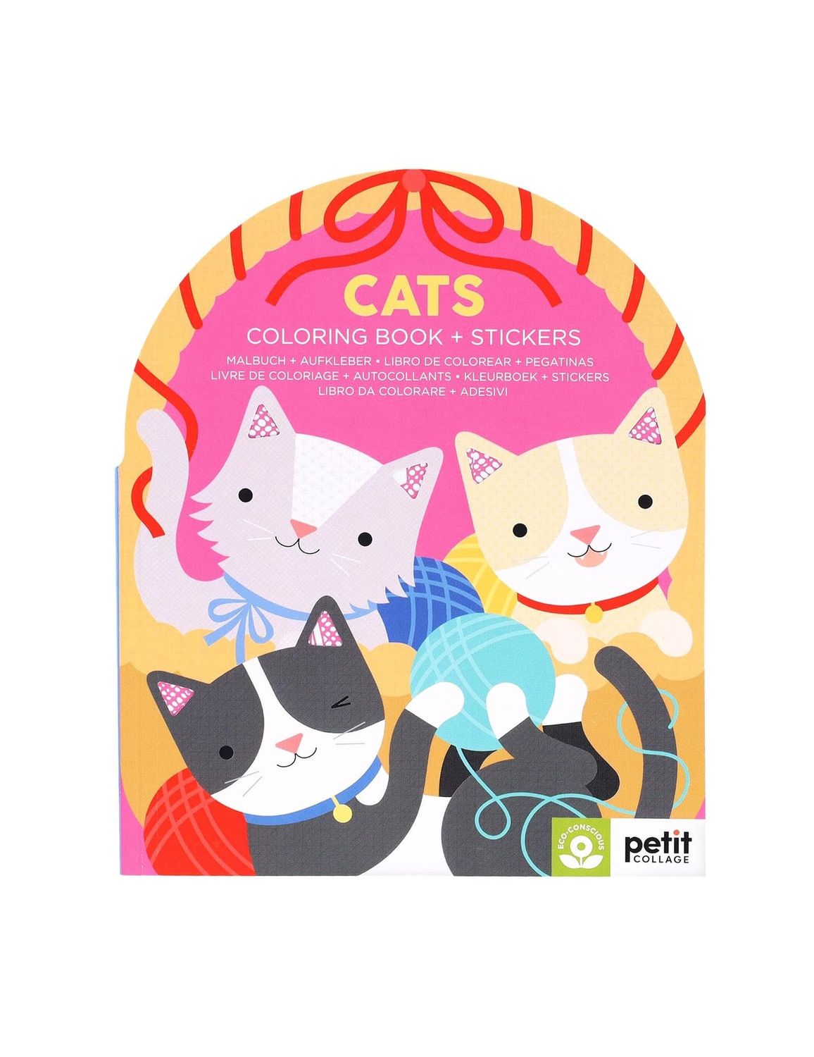 Cats Coloring And Sticker Book