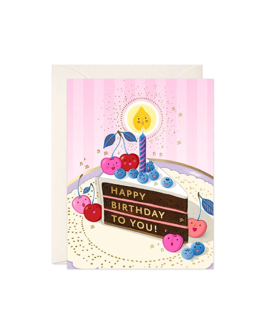 Berry Serenade Happy Birthday To You Card