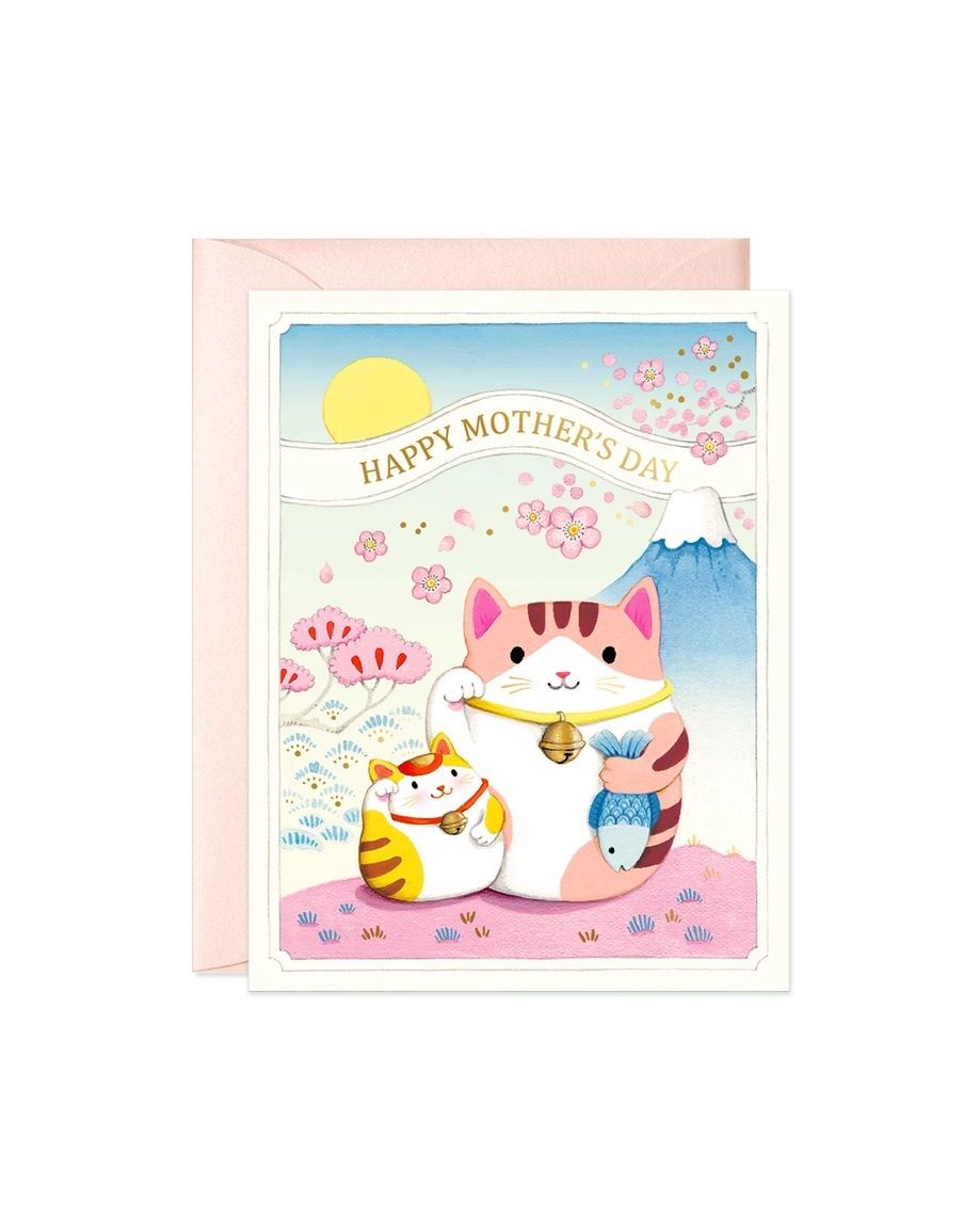 Happy Mother's Day Lucky Cats Card