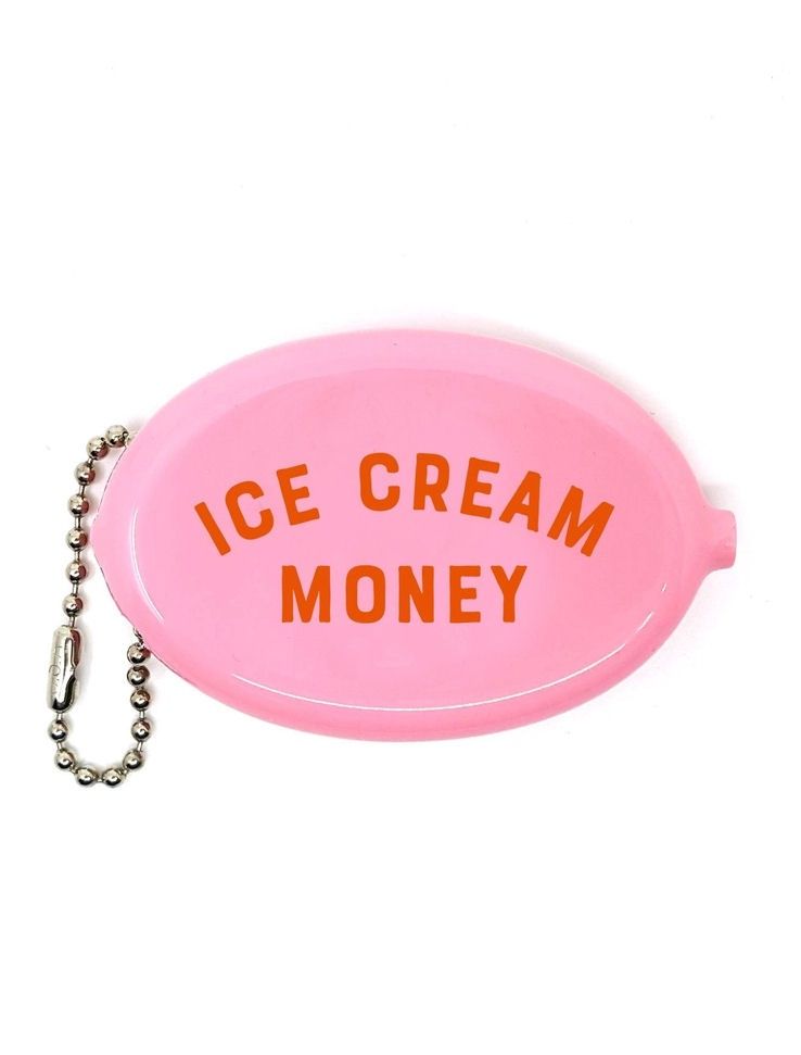 Ice Cream Money Pink Coin Pouch