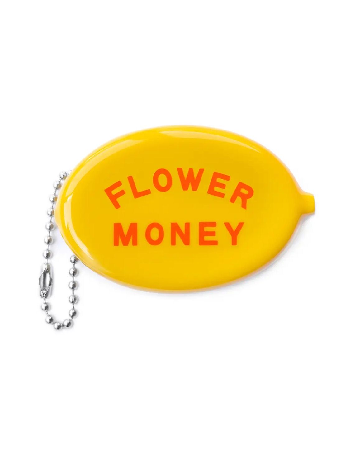 Flower Money Yellow Coin Pouch