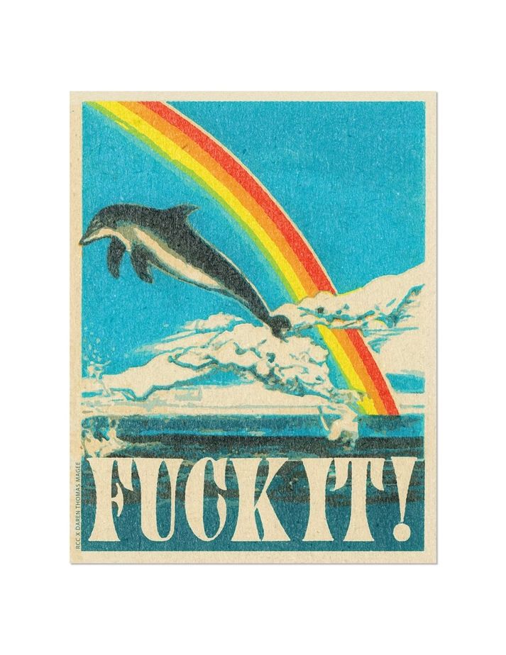 Dolphin Fuck It Sticker