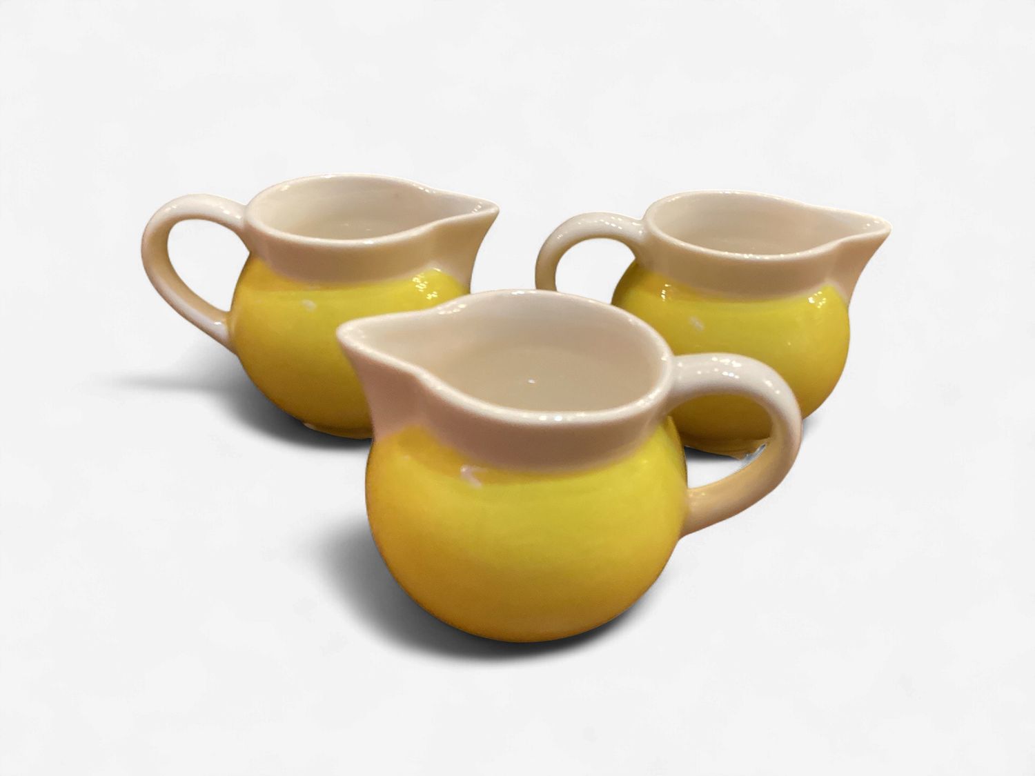 Ceramic Mini Yellow Pitcher