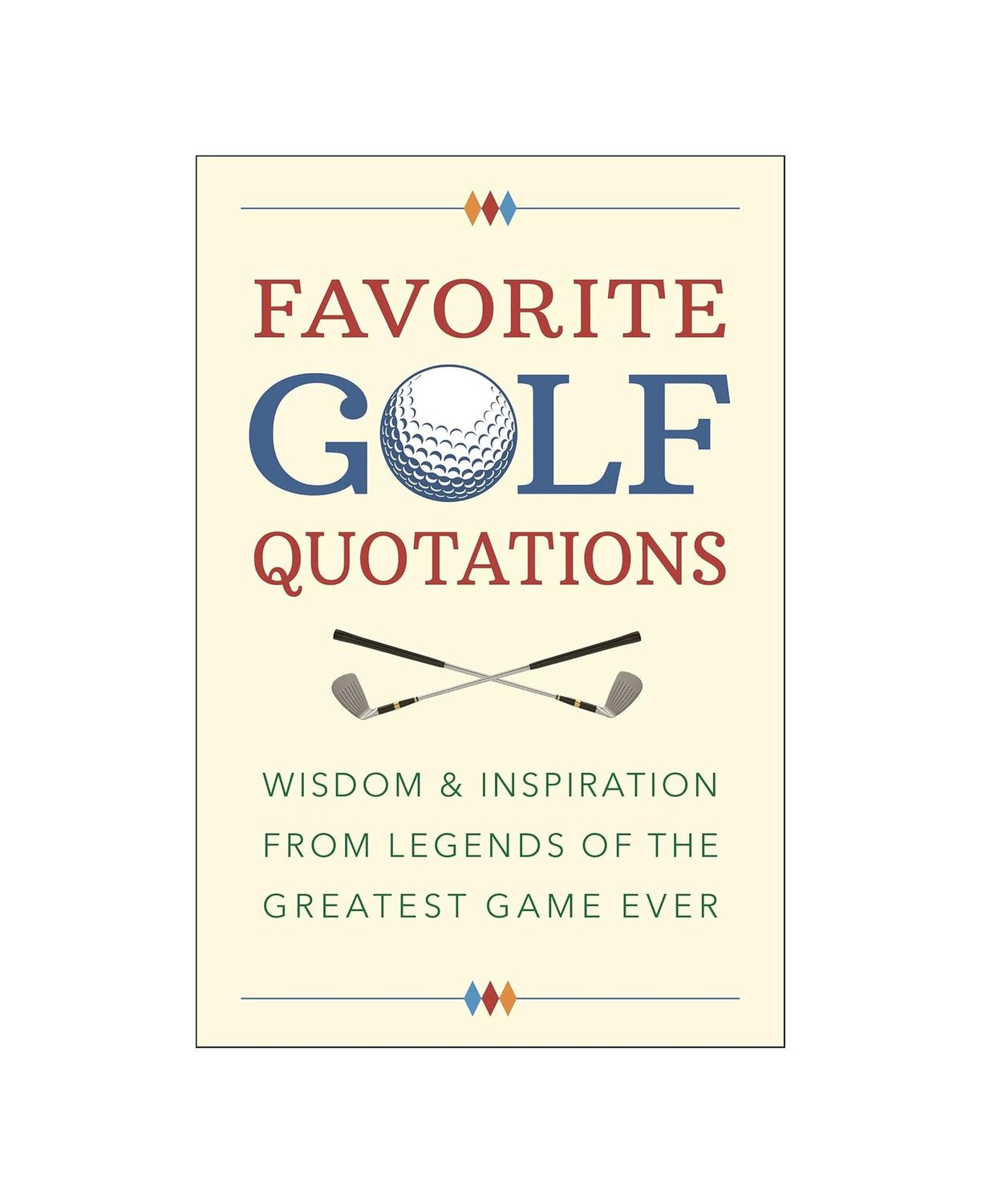 Favorite Golf Quotations Hardcover Book